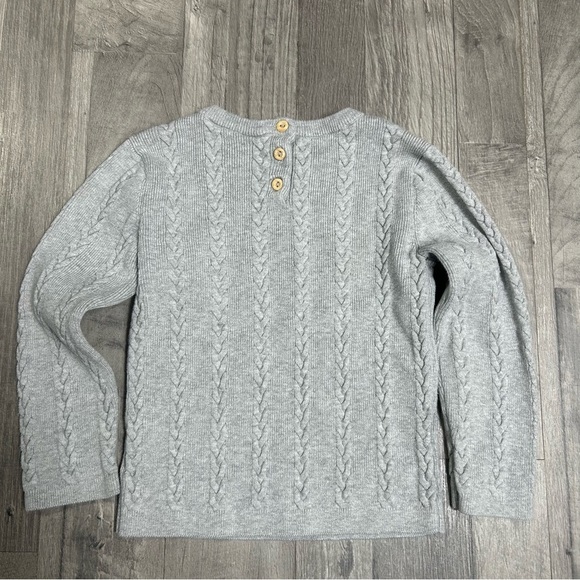 H&M Girls Gray Cozy Cable Knit Sweater and Legging Set 4T - Picture 7 of 7